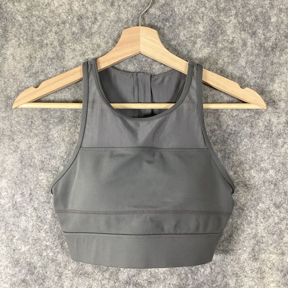 Ziya Active High Impact Zipper Back Full Support One More Rep Size S Sports Bra